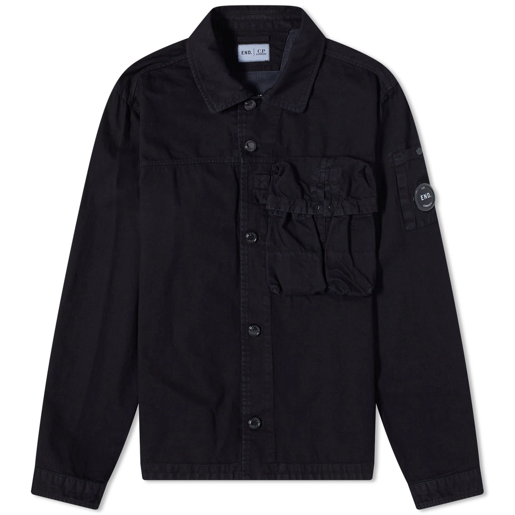 CP Company END. x  Men's ‘Adapt’ Blu Overshirt Black/Navy